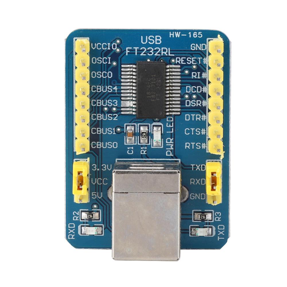 

HW165 FT232 Type B Female USB to Serial Port Module USB to TTLCMOS Level Module