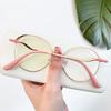 EYORA Fashion Metal Round Full Rim Reading Glasses Anti Blue Ray Myopia and Hyperopia Photochromic Prescription Eyewear Lens