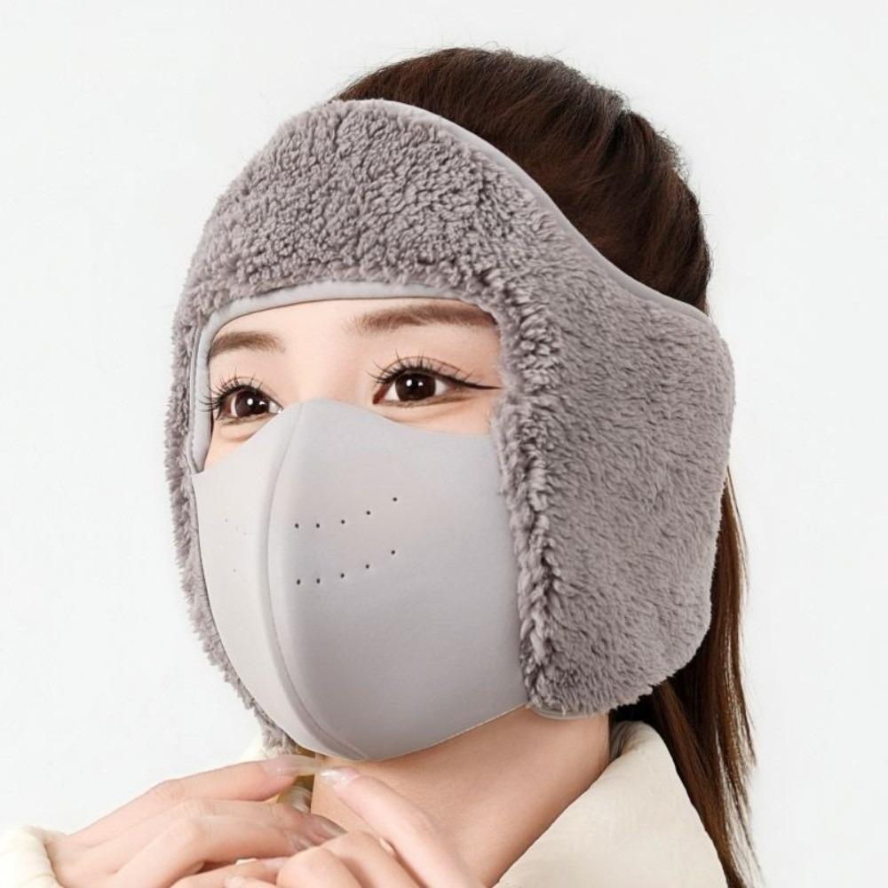 Warm Ski Mask Windproof Face Cover Fashion Ear Muffs  Outdoor Work