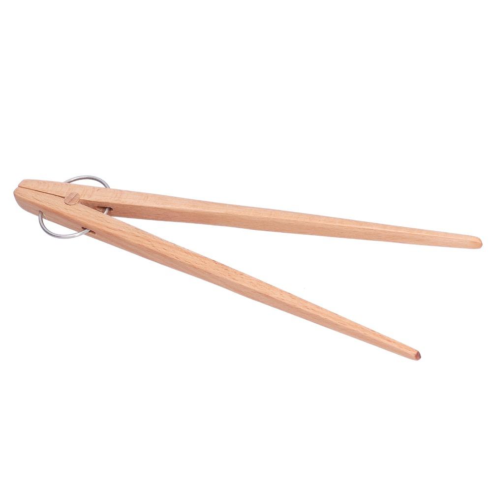 Wooden Wooden Tongs Reusable Baking Clip Grilling Accessory Bread Tongs  Food/Salad/Fruits/Pickles