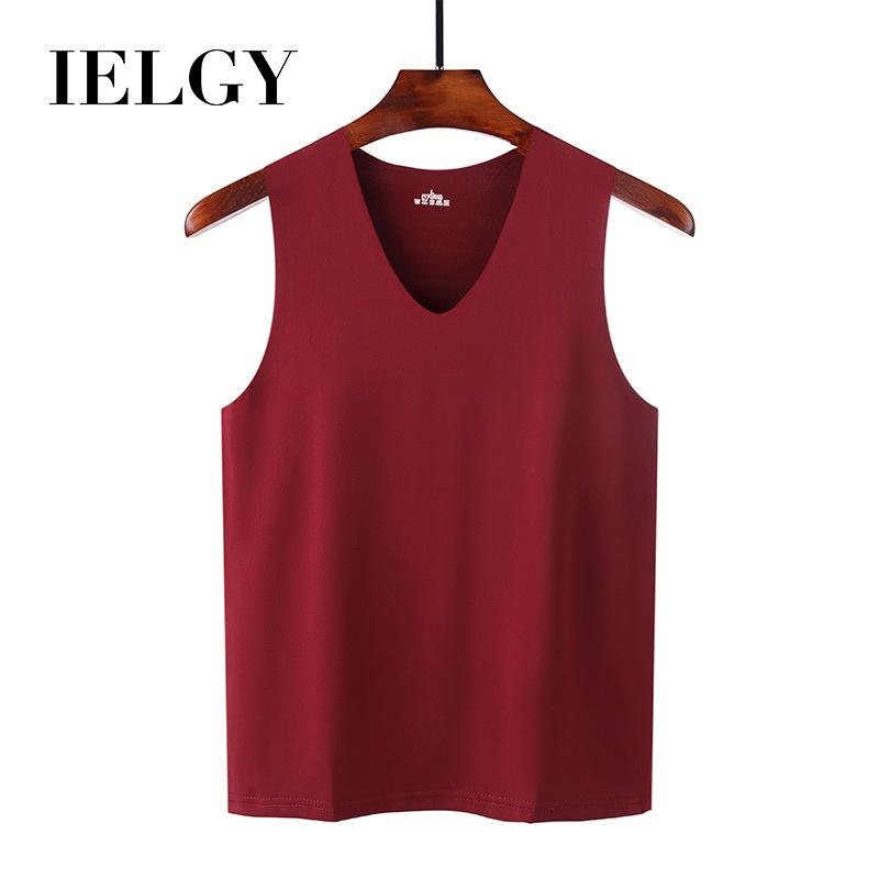 IELGY Atmungsaktive Herren-Weste aus Eisseide für Sport und Fitness