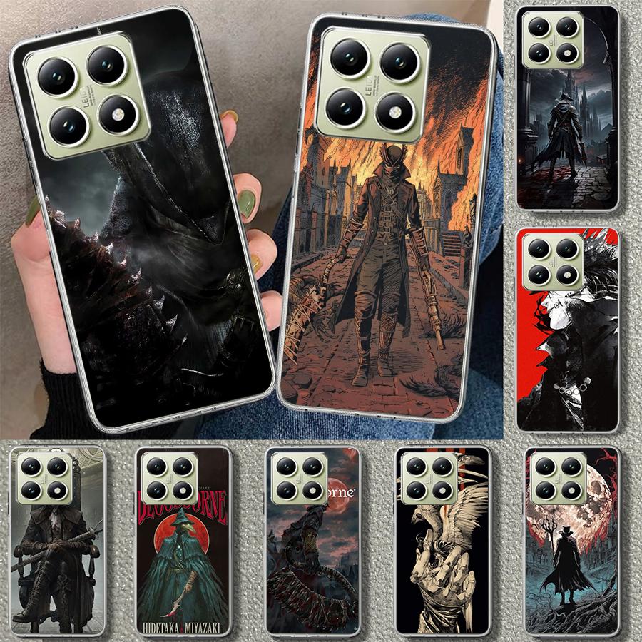 Bloodborne Game Phone Case Cover for Xiaomi Redmi Note 15 14 13 12 11 Pro Plus 14S 12S 11S 11T 11E 10S 10 Customized Fundas Redm