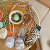 Coin Pouch Canvas Coin Purse Heart Mini Backpack Pendant Creative Small Storage Bag  Earphone Bag