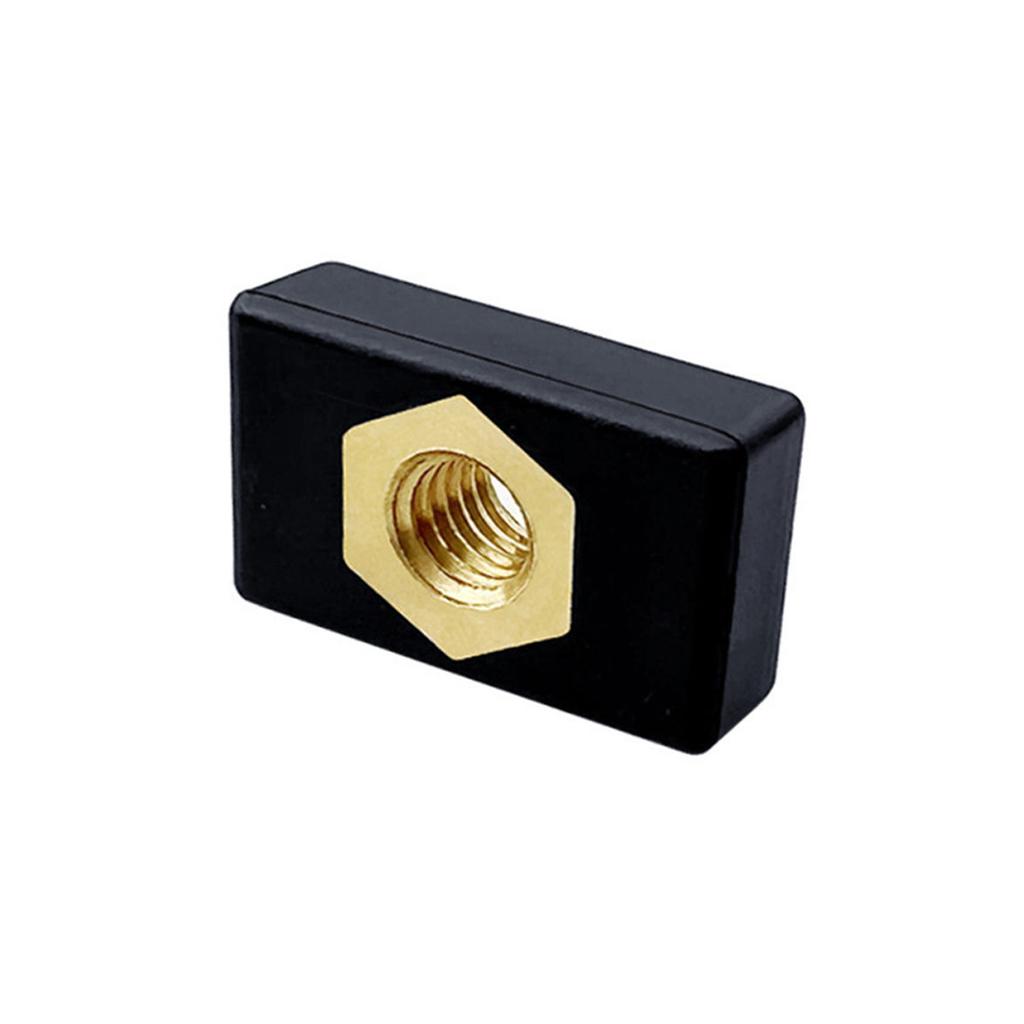 6mm Copper Sliding Nut Boat Rail Hardware Kayak Track Rail Copper Nut Fishing Rod Holder Mounting Base Nut Enduring