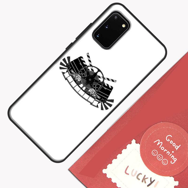 Cute Film Movie Clapper Board Phone Case For Samsung Galaxy S25 S26 Ultra S20 S21 S22 S23 S24 Plus S9 S10 S25 FE Cover Shell