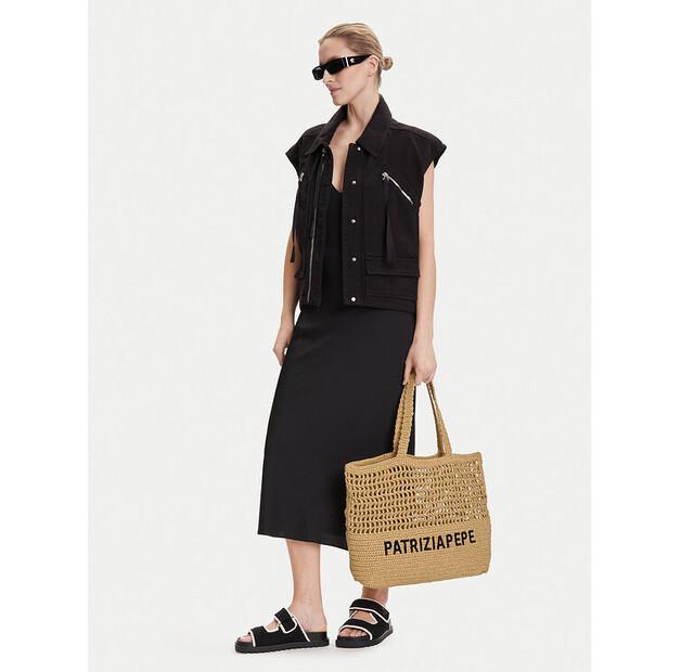 Handbag Patrizia Pepe 2B0119 V039 Beige