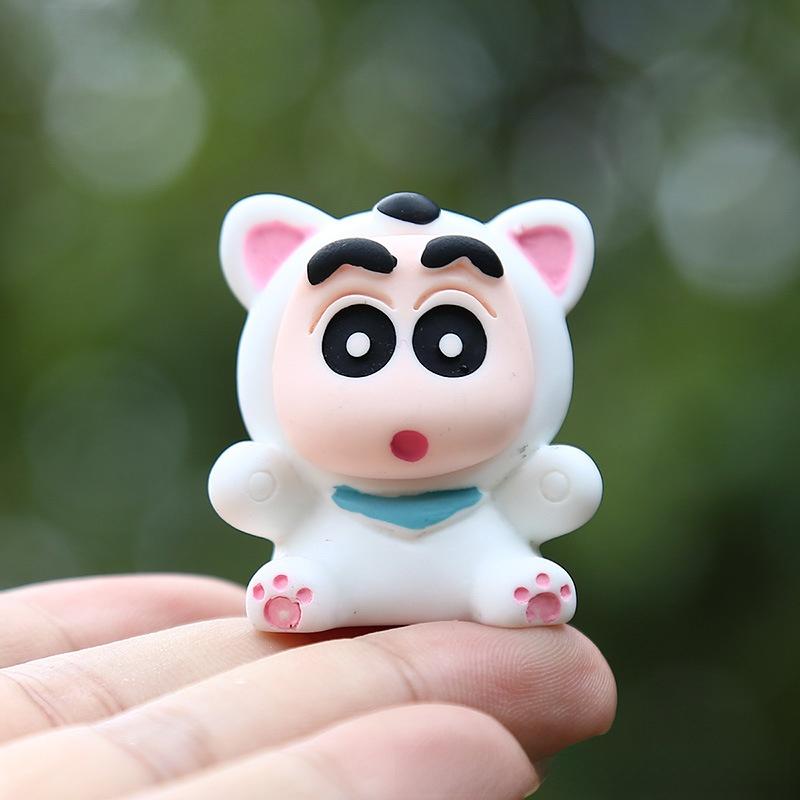Cartoon Shinchan Capybara Animal Model Kids Toy For Visual Development Play And