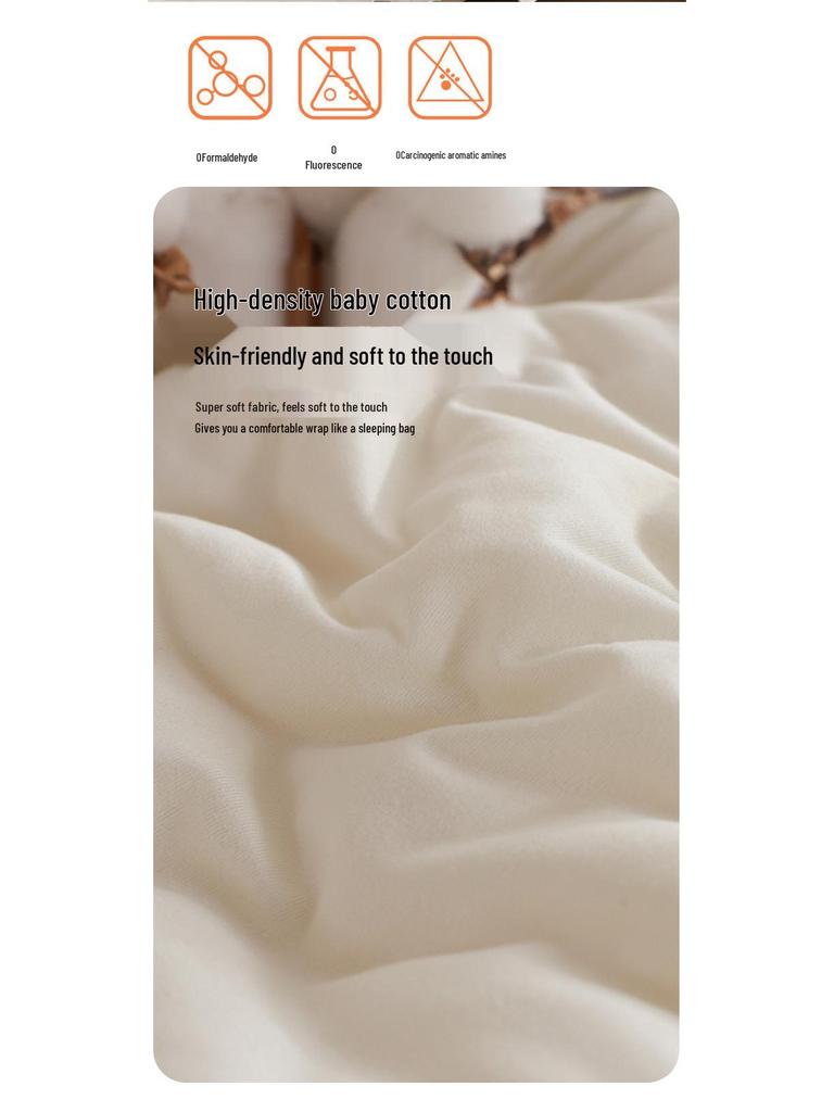 Couette en Coton Tricoté Doux et Fibre de Soja pour Toutes les Saisons - Qualité Classe A Mère & Bébé