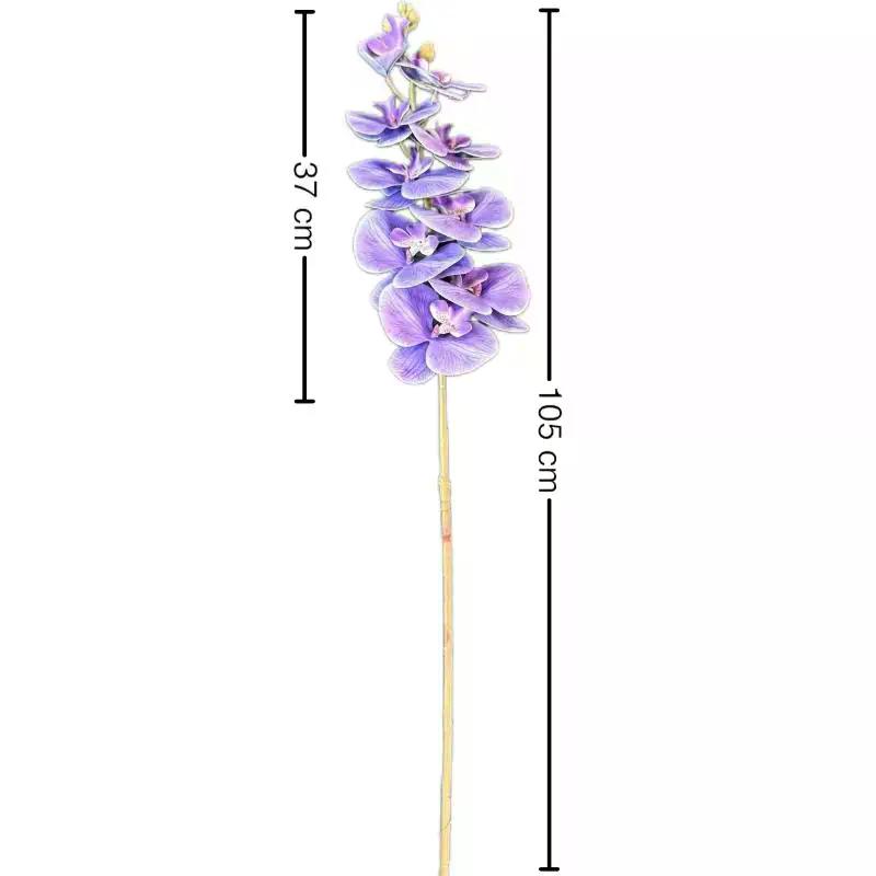 Umělá můra orchidej Falešné květiny Pro domácí dekor Obývací pokoj Hotelové okno Svatební aranžmá