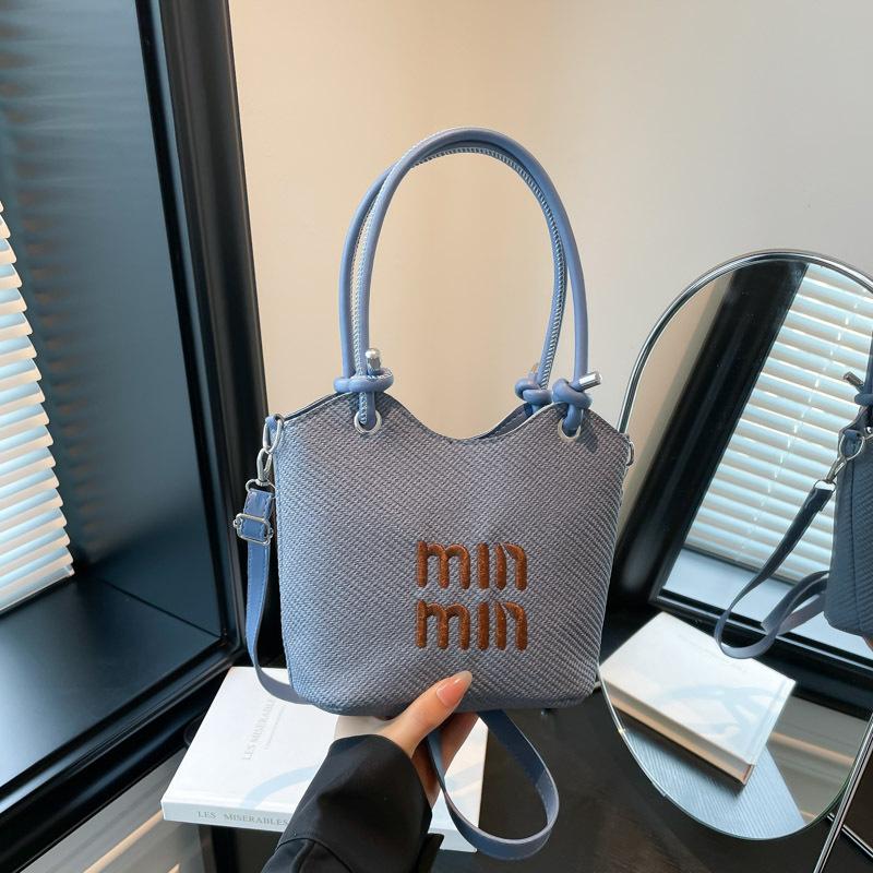 Woven handbag women's new fashionable large-capacity handbag versatile high-end tote bag