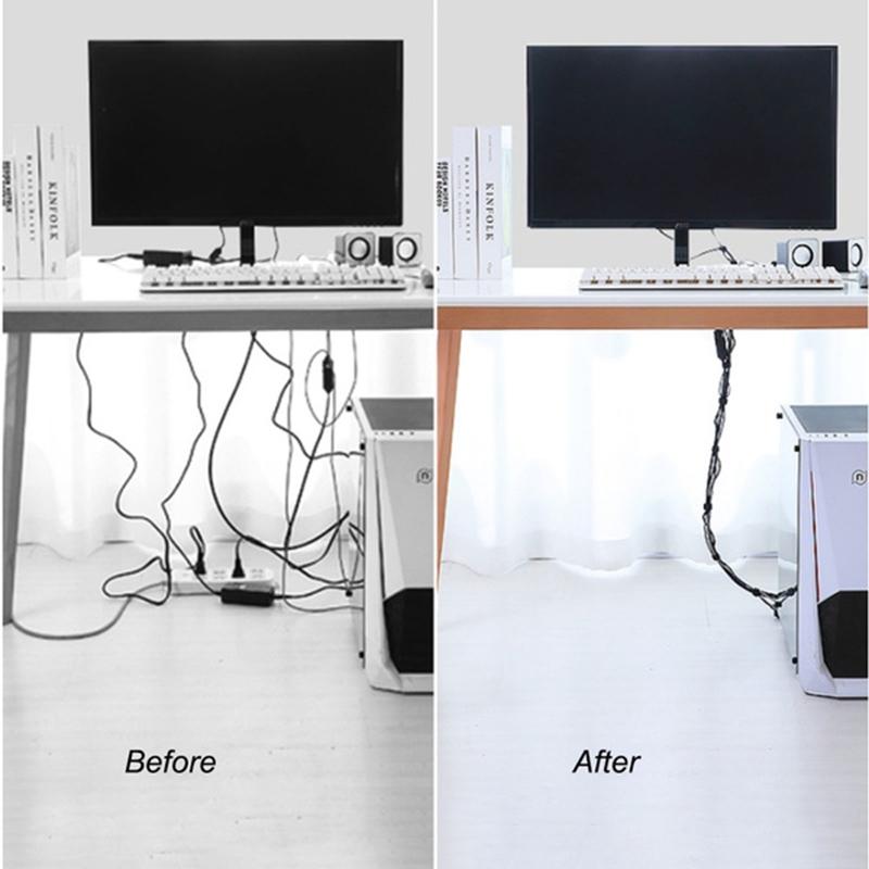 5 Meter/Roll Nylon Cable Ties Power Wire Loop Tape Multifunction Nylon Straps Fastener Reusable