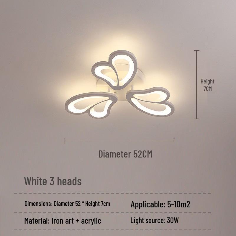 Cross-Border LED Creative Ceiling Light for Living Room & Bedroom - Modern, Simple, Acrylic Design