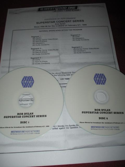 

[USED] bob dylan superstar concert (2 disc set of WW1 broadcast sound source)