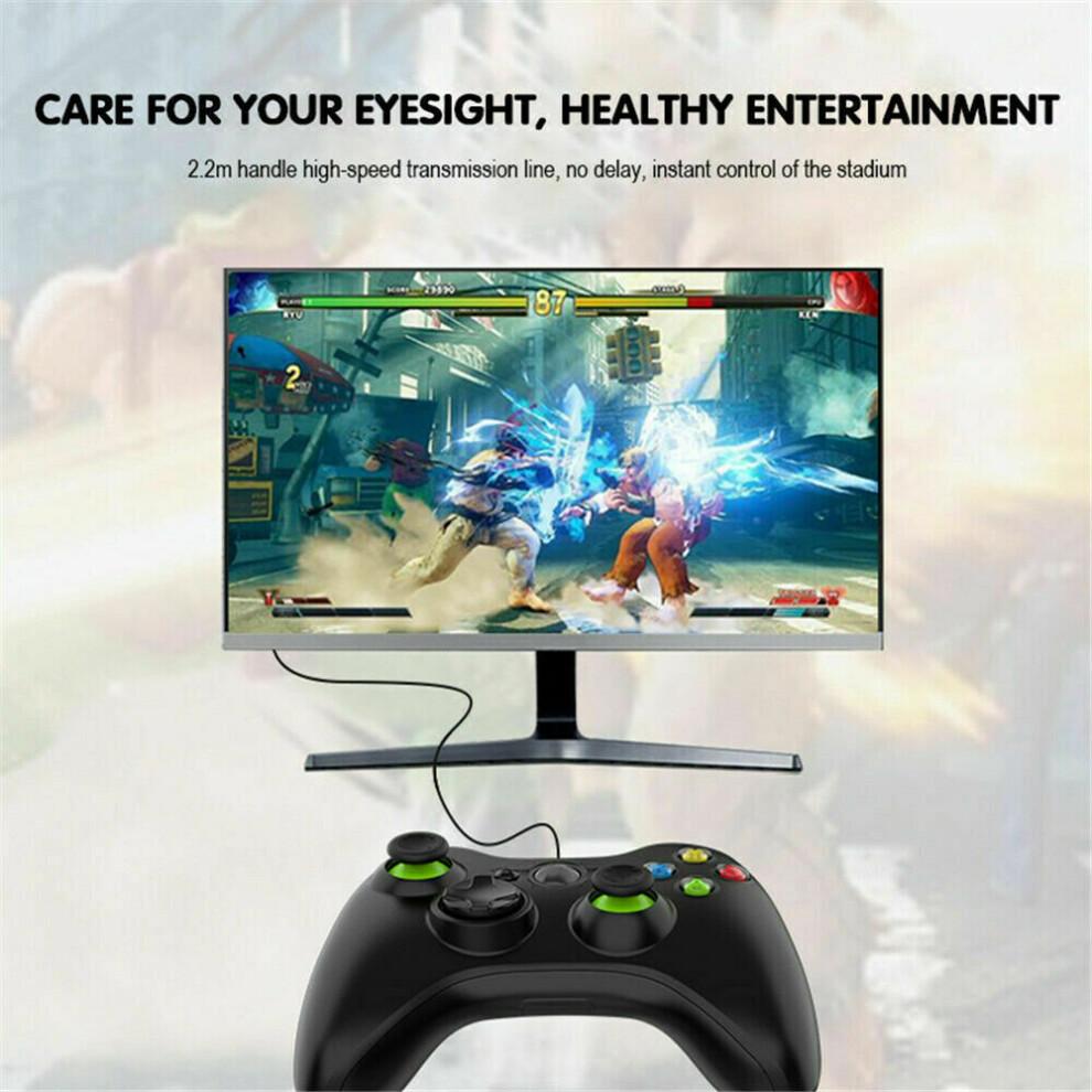 Przewodowy Kontroler Xbox One dla Xbox One/One X/One S i Windows 10 - Gniazdo słuchawkowe 3,5 mm, Podwójna wibracja, Ergonomiczny, Plug-and-Play USB