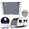 Caravan Accessories Front Towing Cover Protector Dustproof Reflective Strip Camper Trailer Caravan Waterproof Cover Accessories