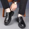 Men's Gentleman Business Shoes Casual Versatile Formal Fashionable lace up Shoes Wedding Office Elevated Men's Comfortable