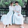 Hanfu Dress For Women With Embroidered Cross Collar And Polyester Fabric For Daily Wear