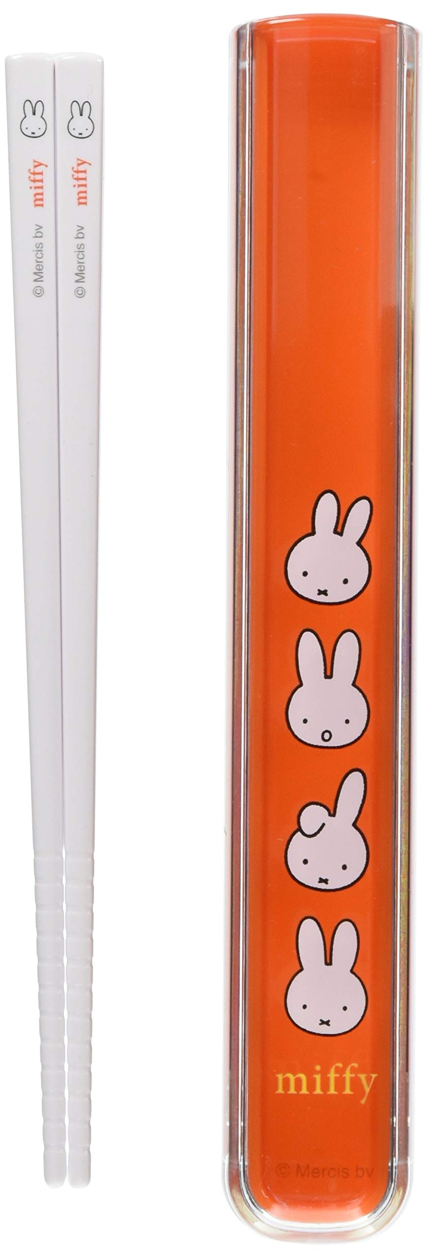 

Kutsuwa Miffy Chopsticks and Case x x Miffy Kids Lunch MF532 Set, H17.2 W2.7 D1.5cm, Series,