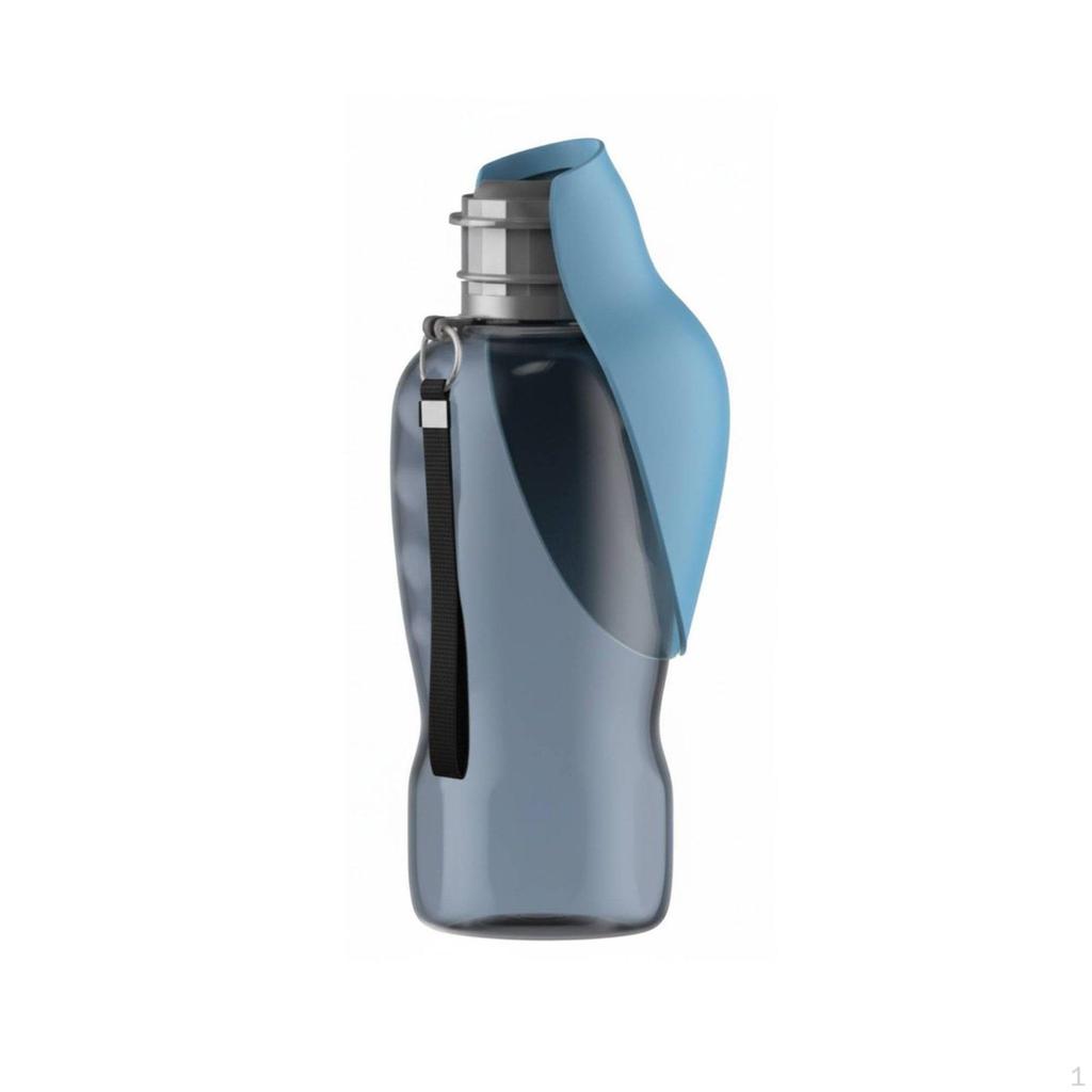 Portable Dog Water Bottle Large Capacity Outdoor for Dogs Foldable Top Design