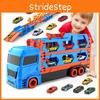 Childrens Large Track Car Set With Collapsible Metal Vehicles For Indoor Play And Development