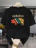 Unisexs Fashion Crew Neck TShirt Trendy Printed Pattern Casual Outdoor Unisexs Tshirts for Summer