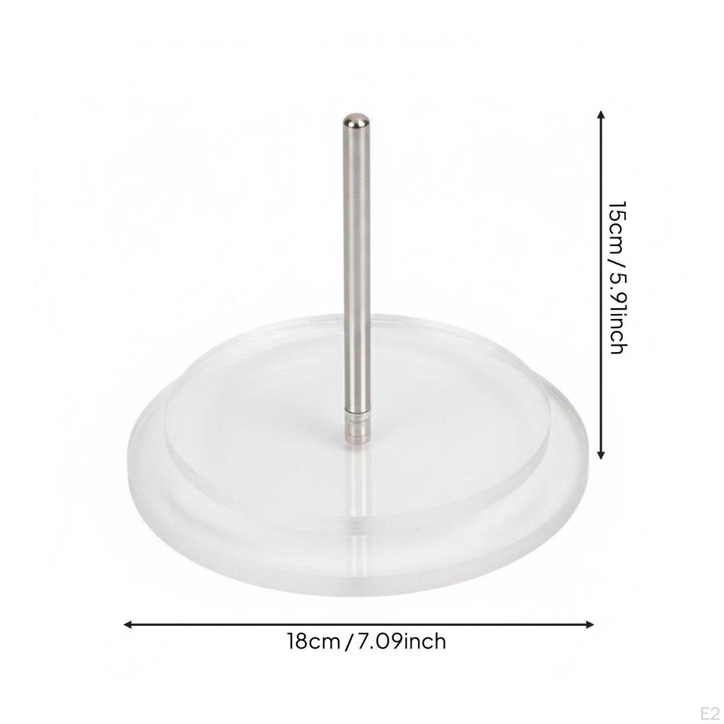 Acrylic Yarn Spindle Smooth Rotation Rotating Holder Untangled Crafting Tool for Knitters,