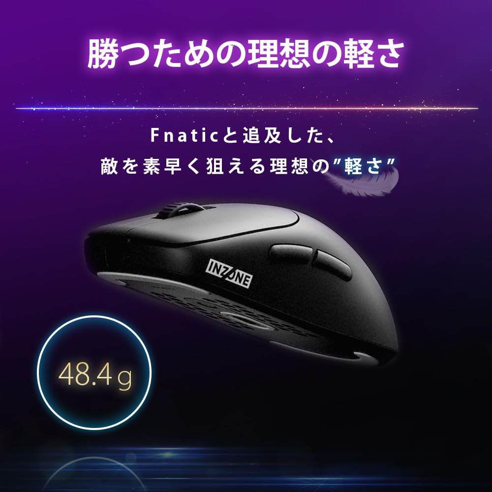 Sony INZONE Gaming Designed by Includes a USB Cable To and Wireless Weighs Approximately Is Ambidextrous for Features Fast and Provides Approximately