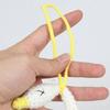 Crochet Goose Hanging Decoration Handmade Knitting White Goose Handbag Backpack Keychain Car Rearview Mirror Hanging Ornament