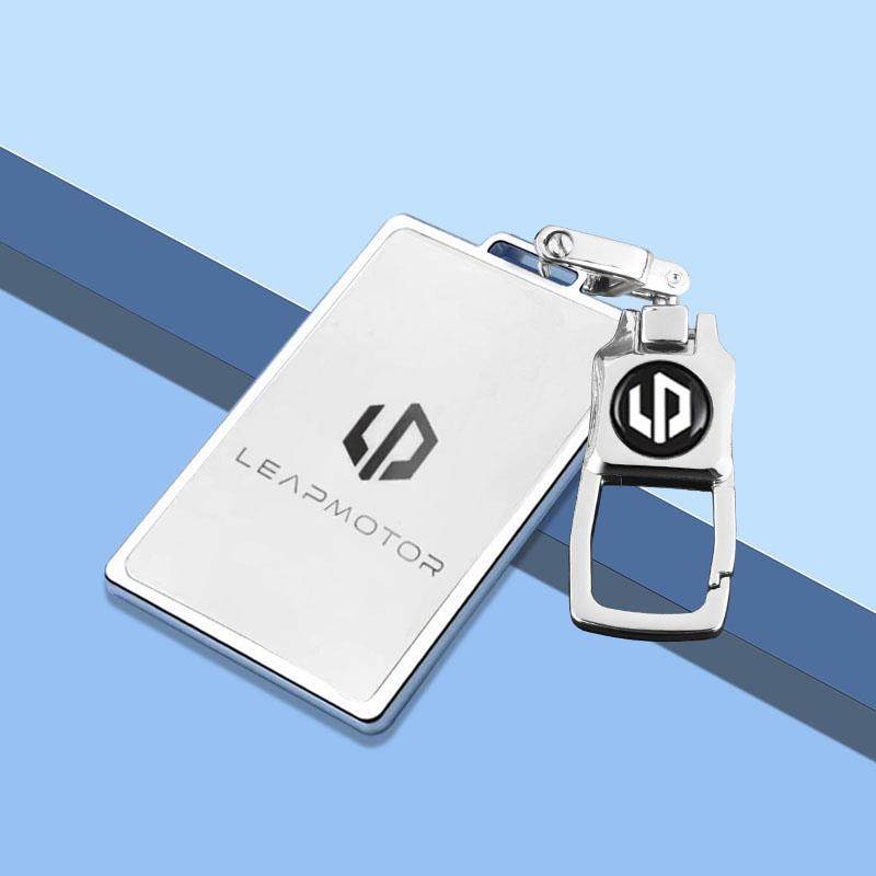 Fit For Leapmotor B01 2026 Model C16 C11 C10 B10 Car Specialized NFC Key Card Holder Protective Shell With Keychain Auto