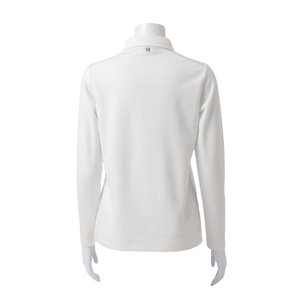 Fidora Golf FD Polo White Fleece-Lined Shirt, Women's,