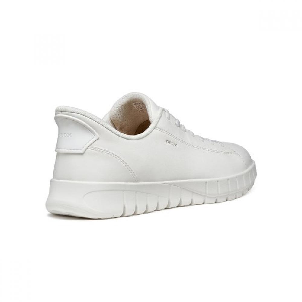 Geox Men Comfort Daily Sneakers White 9gxmaa6s9s Flexstride Plus