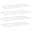 Library Panels - VidaXL - 4 Pcs - Engineered Wood - White - 40 X 20 X 1.5 Cm
