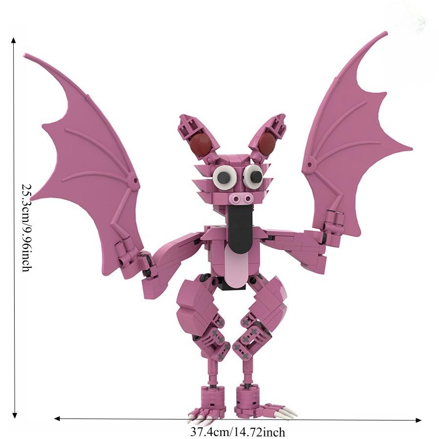 99 Nächte im Wald Spiel mit Bausteinen und Spielzeug Geburtstagsgeschenk Kinderspielzeug Hirsch Eule Ziege Monster Plastik Montiert