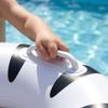 Flotteur de piscine gonflable avec poignées Design animal Anneau de natation pour enfants Jeux d'eau d'été Jouet de plage Matériau PVC durable