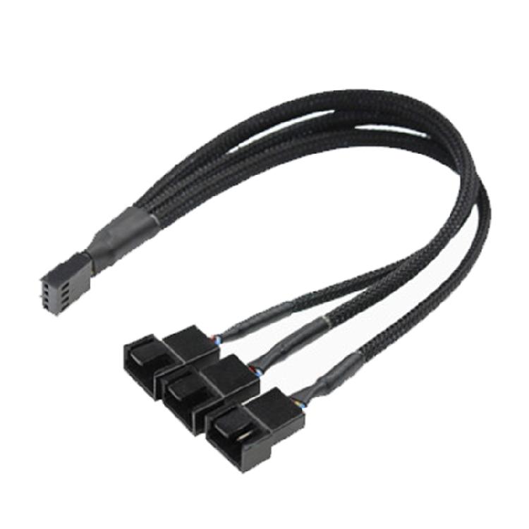 3 Way Fan Adapter Cable For Computer Cooling Supports Motherboards Signal Sync And Stable Power Input