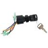 Boat Engine Ignition Key Switch For Mercury Outboard Motors 3 Pos 87-17009A5 Plastic + Metal Engine Ignition Relay Replacement
