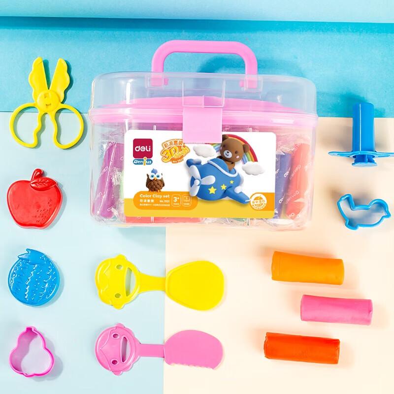 Deli 24-Color Kids  Modeling Clay Set