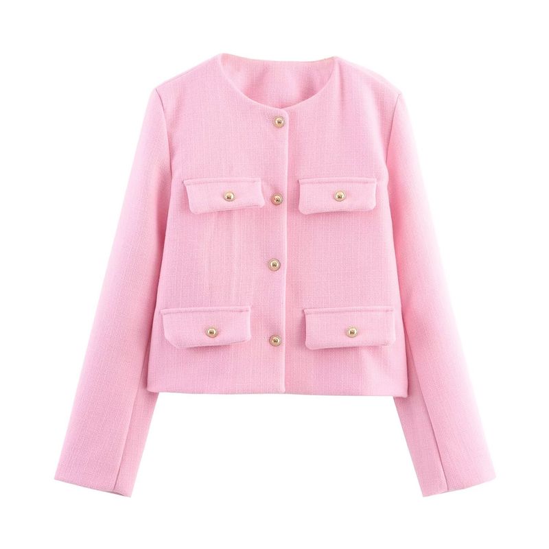 ZA Fall and Winter New Women's Wear ZR Fashion Style Fashion Flip Cover Short Suit Outwear 3046278 800