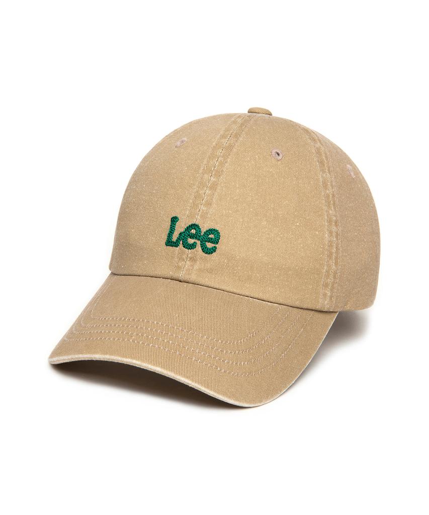 LEE Small Twitch Logo Pigment Ball Cap Beige