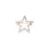 Simple Hollow Pearl Star Brooch, New Cute Corsage Pin, Anti-light Buckle, Cardigan, Suit Accessories Collar Pin.