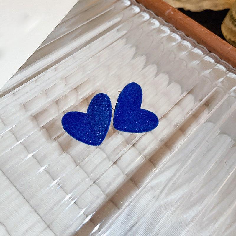 

Серьги-пусеты «Серебряная игла» «Сладкий синий слон» «Сердце-цветок» - Женский уникальный свежий дизайн