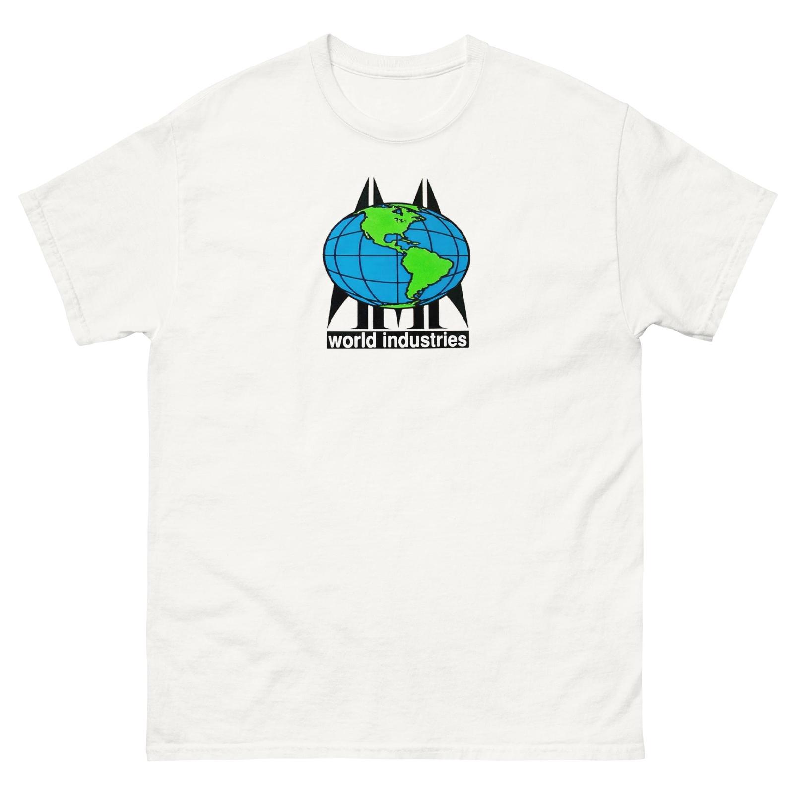 New World Industries 90 s Skateboard T-Shirt Classic Skateboard Tee XXL