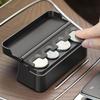 1Pcs Home Dual Purpose Change Box Car Coin Small Storage Coins Purse Euro Dispenser Holder Case Wallet Holders Money Boxes