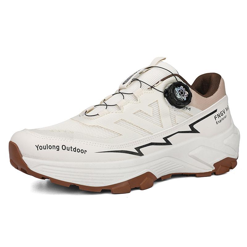 New Hiking Shoes Outdoor Travel Men's Leisure Pass Rotating Button Crawling Off-road Hiking Shoes