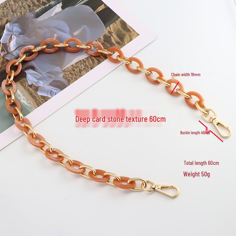 Acrylic Clip Aluminum Chain Crossbody Bag - Little Fragrance Style