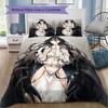 Overlord Albedo Pattern Bedding,Quilt Set Quilt Cover Pillowcase Home Birthday Gift (1*duvet Cover+2*pillowcase,without core)XSJT0917215