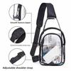 Large Capacity Clear Chest Bag Lightweight PVC Shoulder Bag Transparent Crossbody  Bag  Women