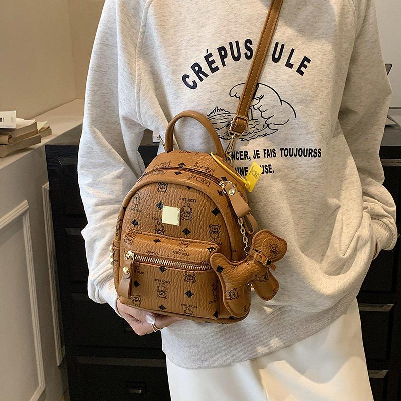 Fashion Niche Backpack Women's 2025 New Foreign Style Summer Popular Large-capacity Girls College Students Portable Backpack