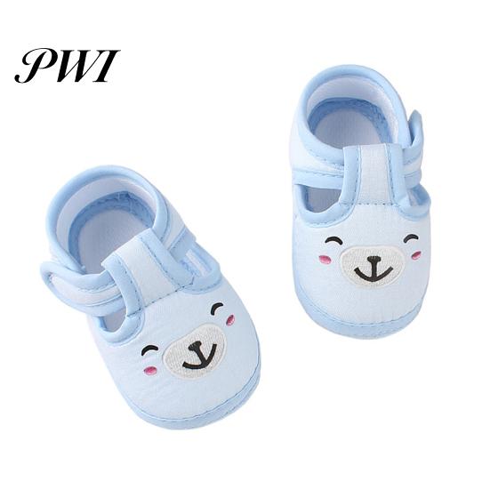 Girl Boy Cartoon Bear Breathable Anti Slip Baby Toddler Prewalker Flat Shoes