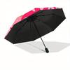 1pc Colorful Flowers Automatic Open/Close Umbrella, Umbrella with cartoon Design, Portable Compact Umbrella for Men & Women, Good Holiday Gi